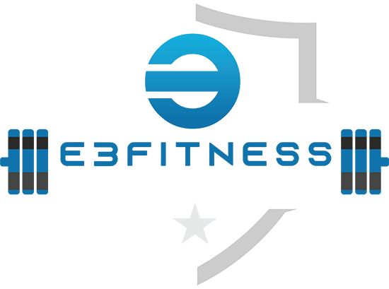 E3 Fitness, Home of Crash Proof CrossFit Logo