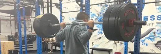Crash Proof CrossFit Man doing squats